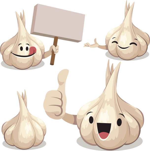 大蒜卡通套装C图片下载