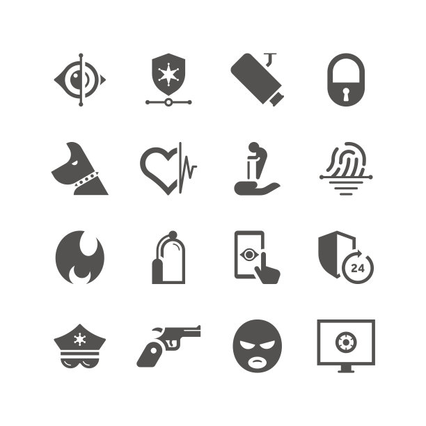 家庭安全护理图标设置|独特系列图片下载