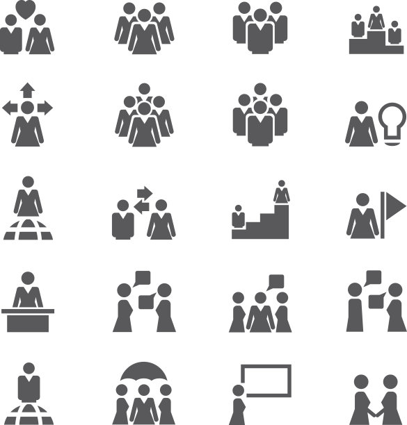 业务人员图标集图片下载