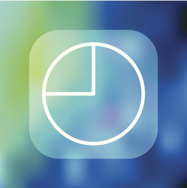 超轻界面饼图图标图片下载