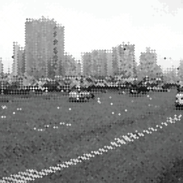 抽象的灰色马赛克城市建筑格局背景图片下载