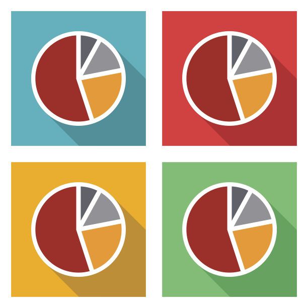 饼图图形图标-向量图片下载