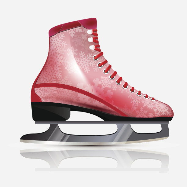 粉红色的溜冰鞋图片下载