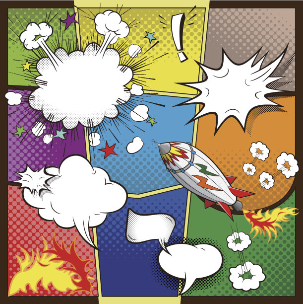 喜剧火箭，演讲泡泡图片下载