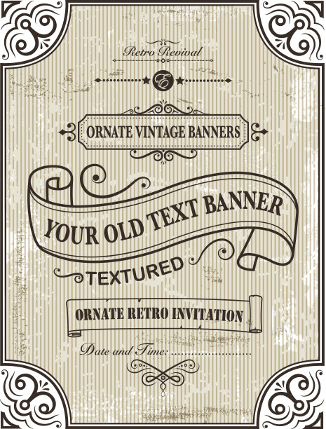 华丽的复古框架图片下载