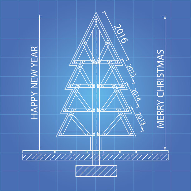 蓝图圣诞树2图片下载