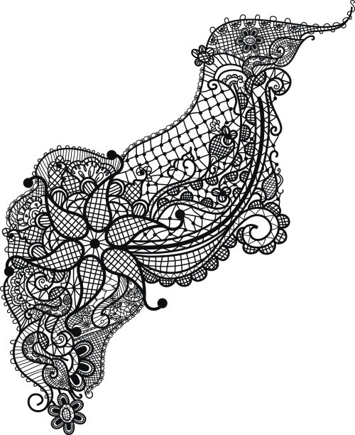 花边设计素材图片