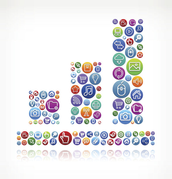 酒吧在社交网络和互联网颜色按钮图片下载