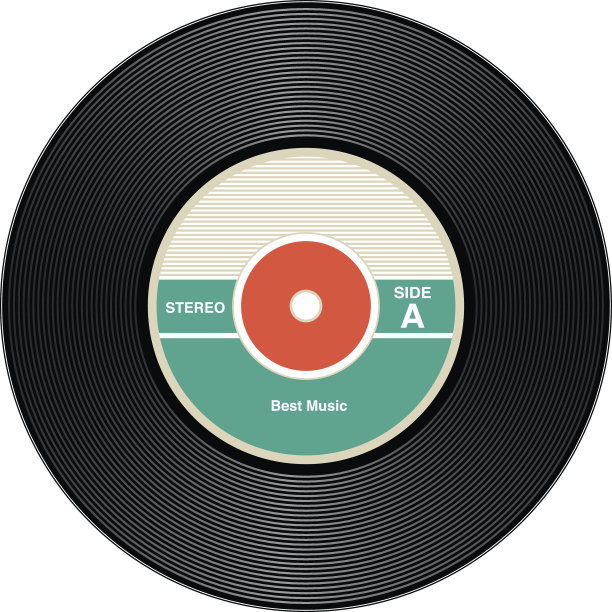 老式黑胶唱片图片下载