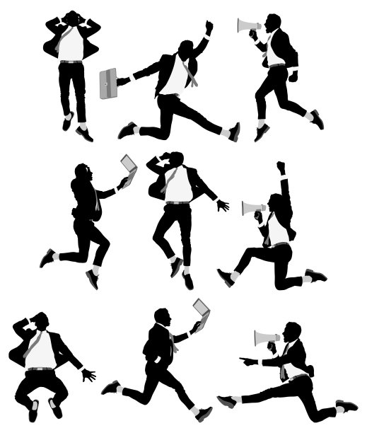 各种行为中的商人图片下载