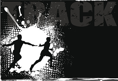 接力赛Grunge背景图片下载