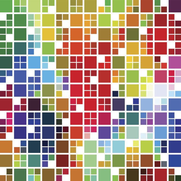 抽象彩色格子图案背景图片下载