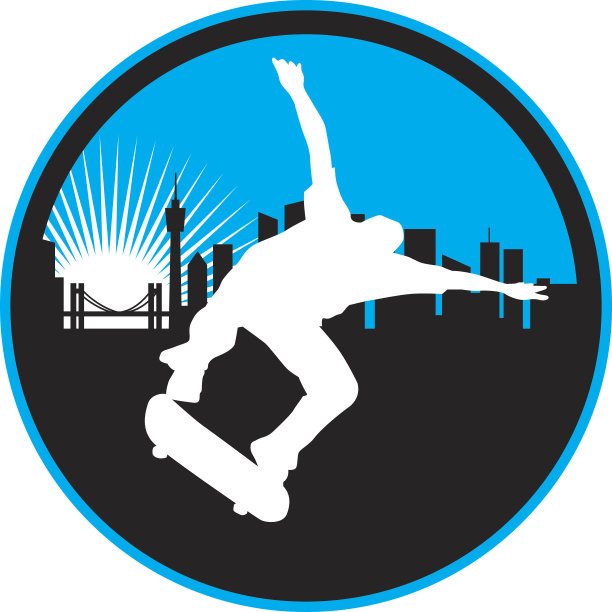 城市滑板者图片下载