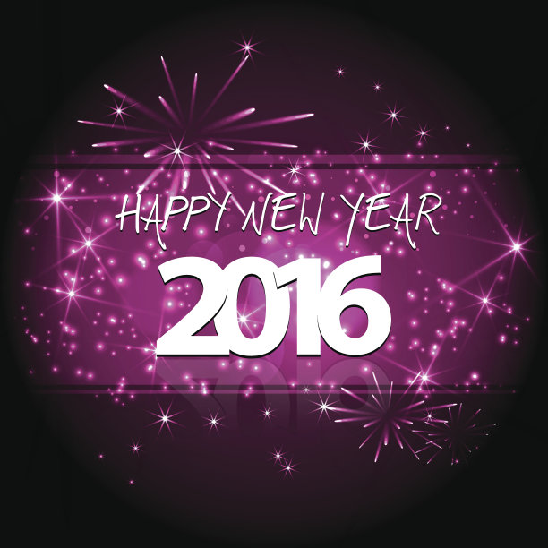 2016年除夕之夜，烟花满天图片下载