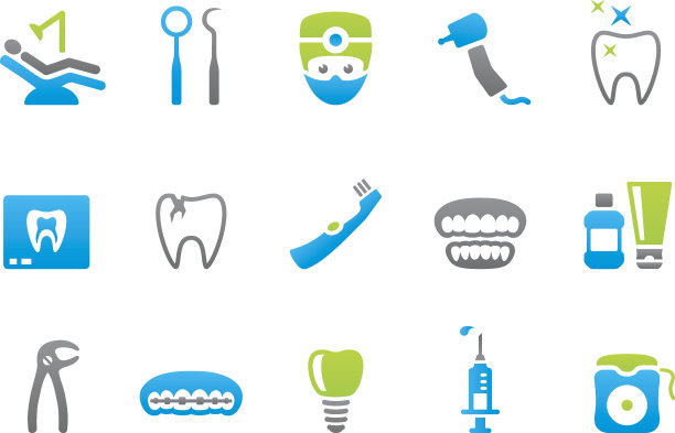 邮票图标-牙科图片下载