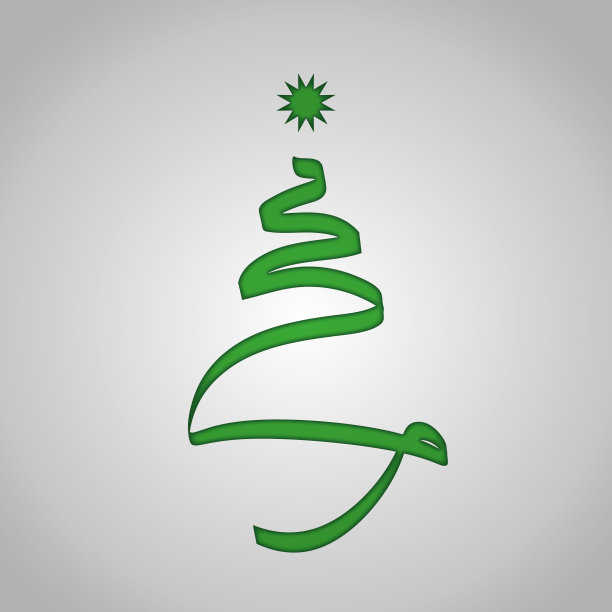 抽象的圣诞树图片下载