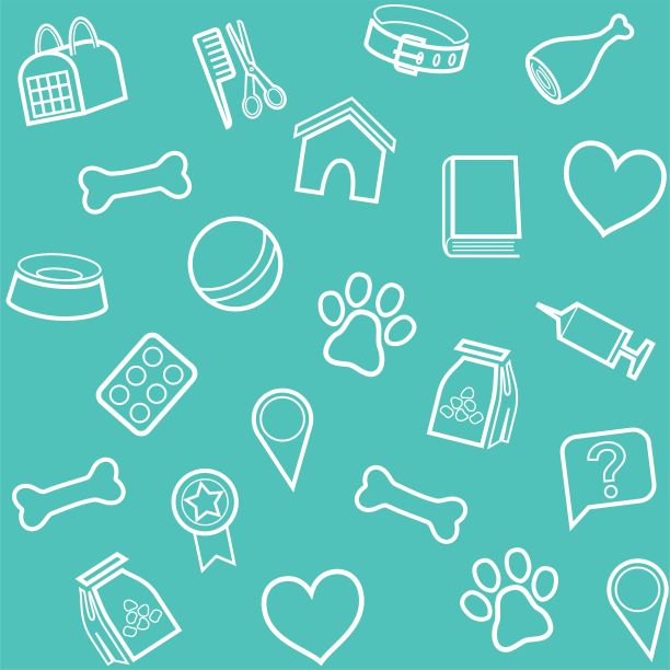 本品为动物、背景、无缝、蓝绿色。图片下载