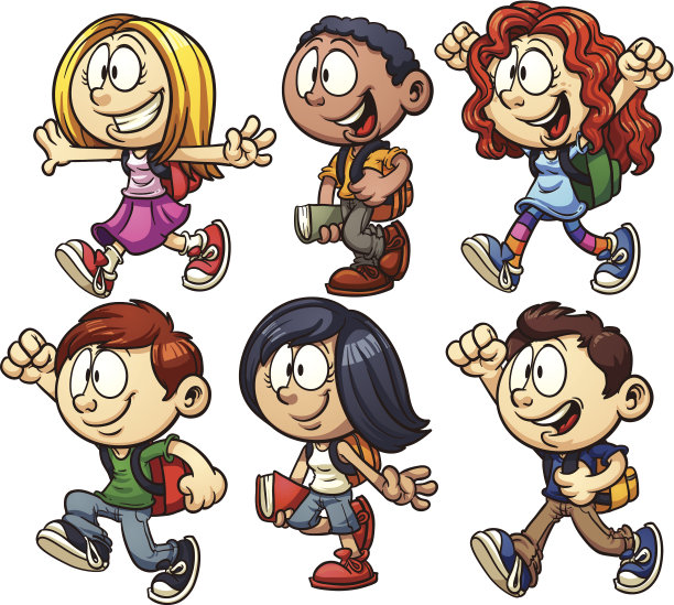 学校的孩子图片下载