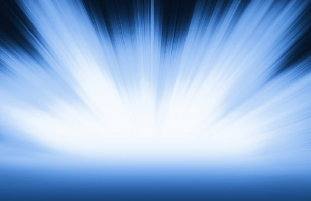 星爆蓝光束抽象背景图片下载