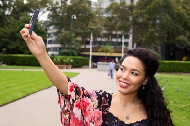 女孩在自拍图片下载