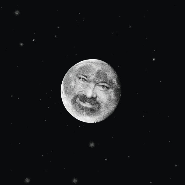 月亮上的人图片下载