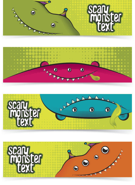 怪物的横幅图片下载