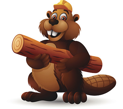 海狸的性格图片下载