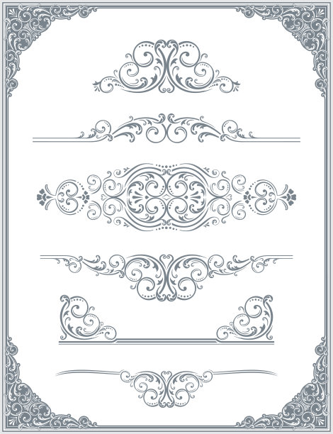 滚动，分规和框架图片下载