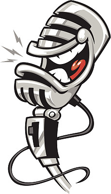 卡通麦克风图片下载