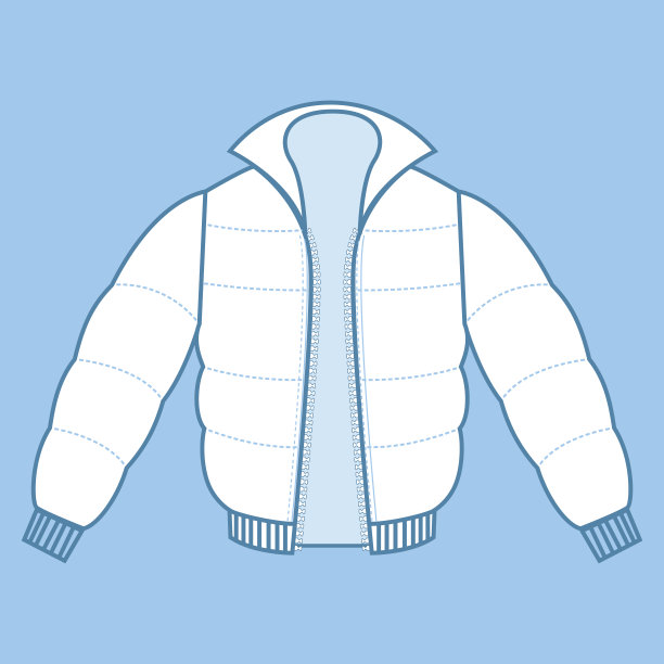 冬大衣时尚平底鞋图片下载