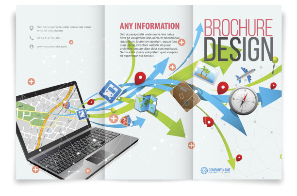 三折宣传册设计图片下载