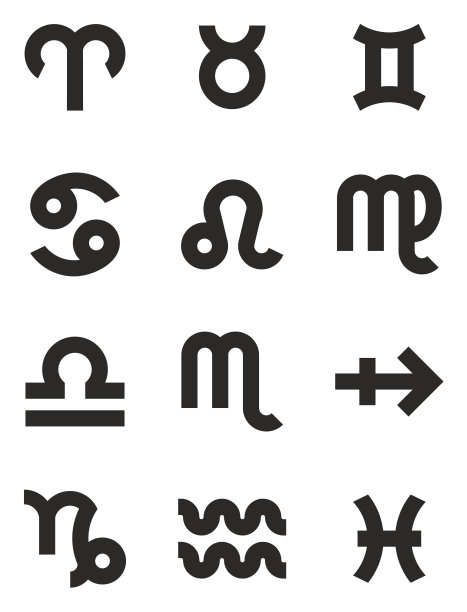 星座图标图片下载