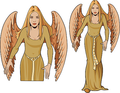 女性天使的化身图片下载