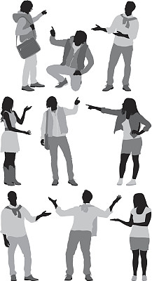 人的手指指向图片下载