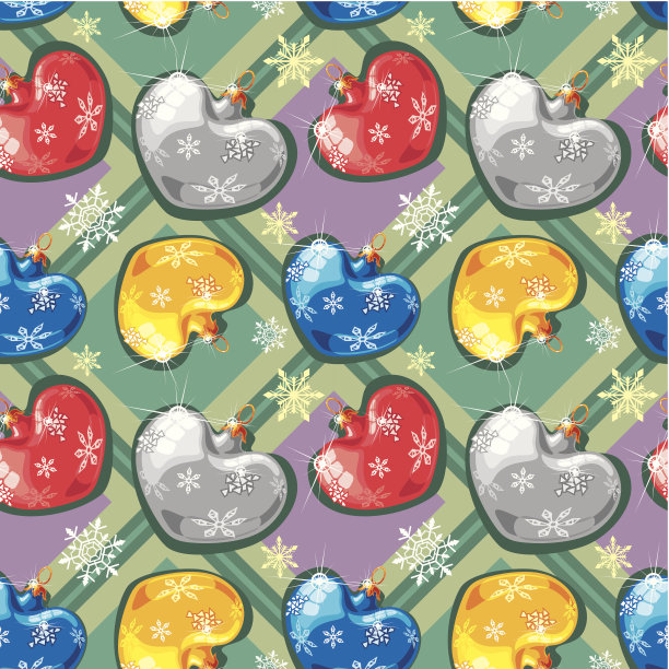 图案与新年装饰图片下载