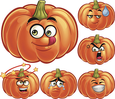 南瓜卡通套装A图片下载