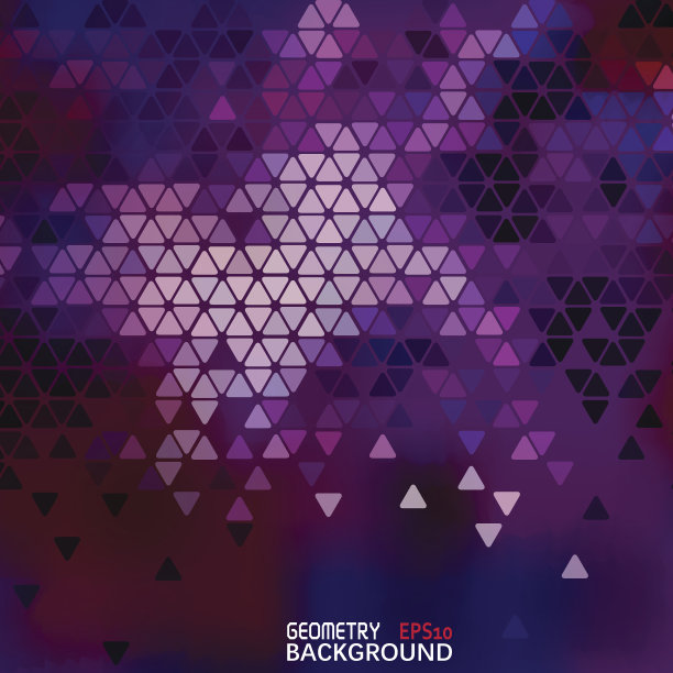 彩色几何图案背景图片下载