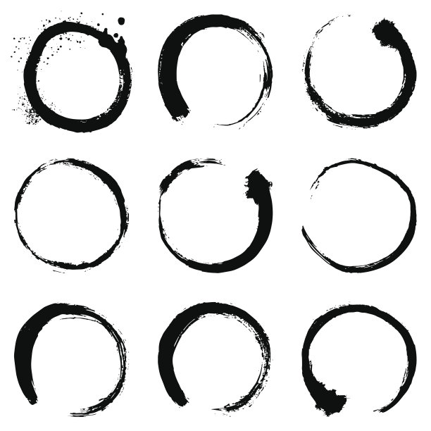 圆形笔触设置图片下载