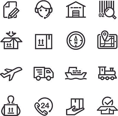 物流图标系列图片下载