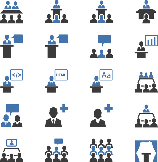 业务和表示图标集图片下载