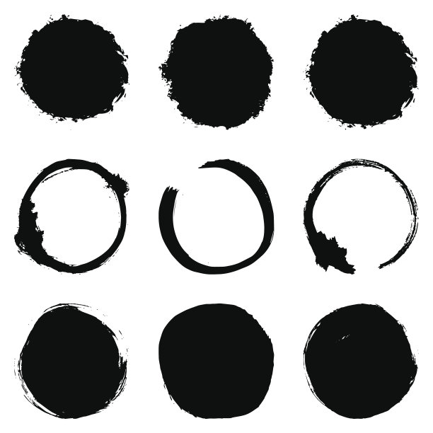 圆形笔触设置图片下载