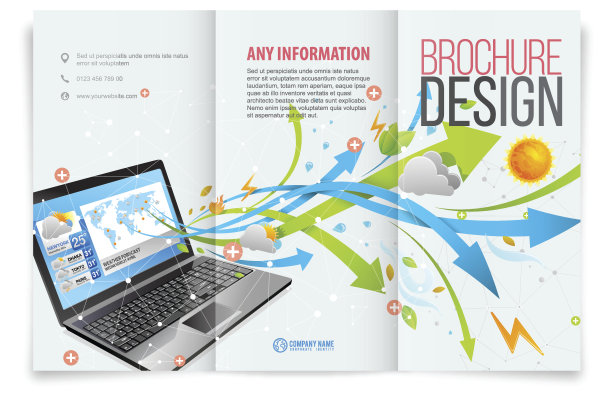 三折模板设计对天气图片下载
