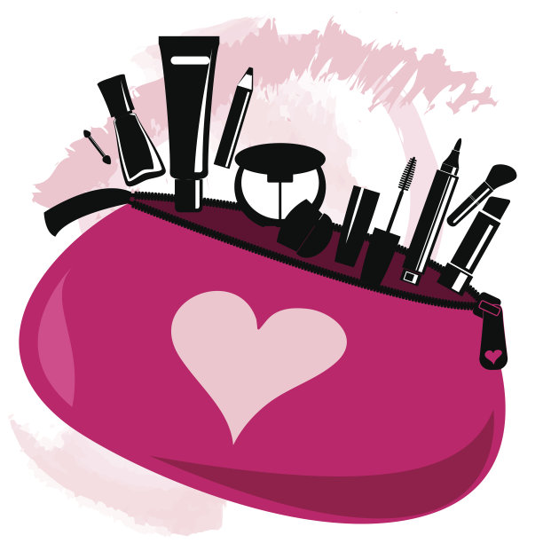 化妆包与美容师工具图片下载