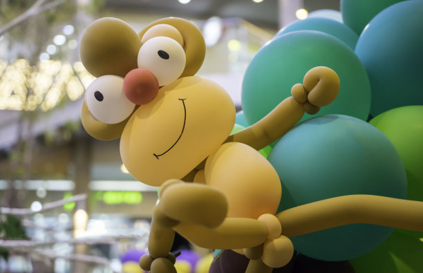 猴子气球动物图片下载