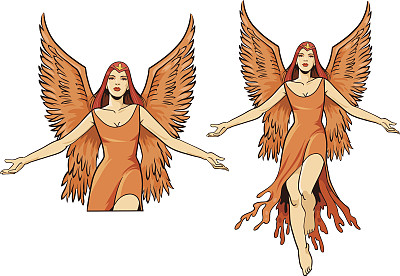 飞翔的天使的化身图片下载