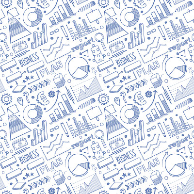 无缝商业计划模式图片下载