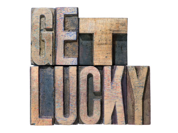 得到幸运的孤立图片下载