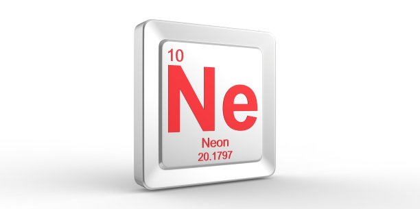 Ne符号10材料为氖化学元素图片下载