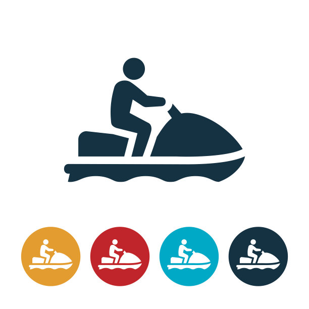 个人水上运动图标图片下载