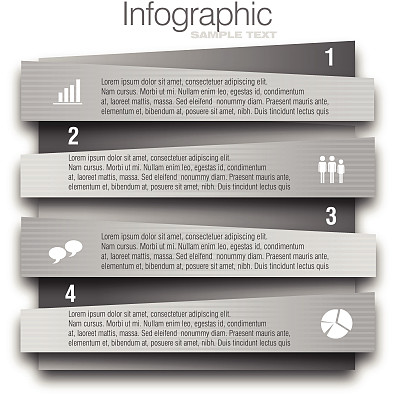 业务信息图表设计图片下载